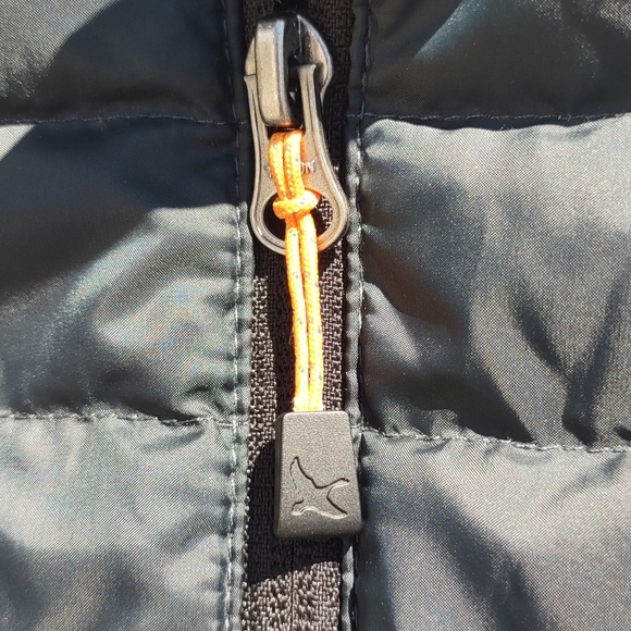 Eddie Bauer Down Puffer Vest Mens Tall Large Black Lightweight Full Zip EB650 - Picture 8 of 13